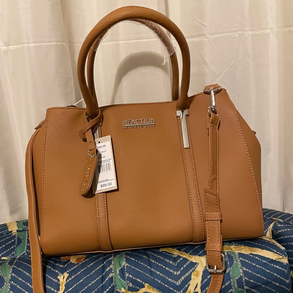 🛑SOLD Kenneth Cole Reaction Tan Harriet Satchel